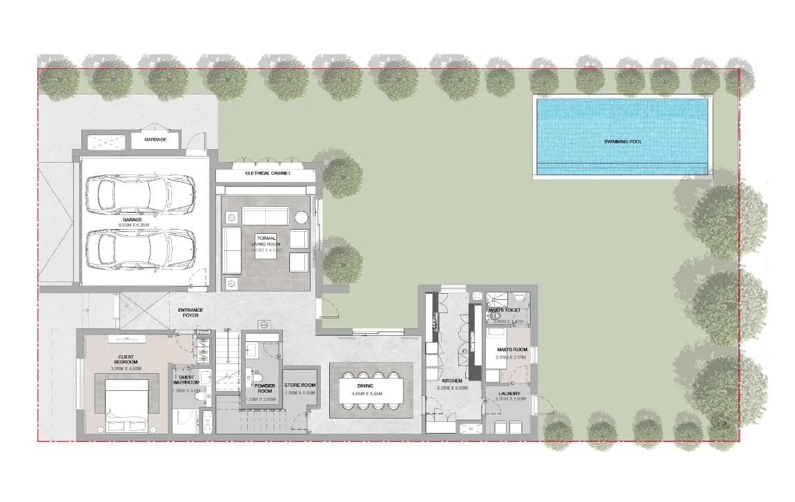 4BR Floor Plan - Sobha Elwood