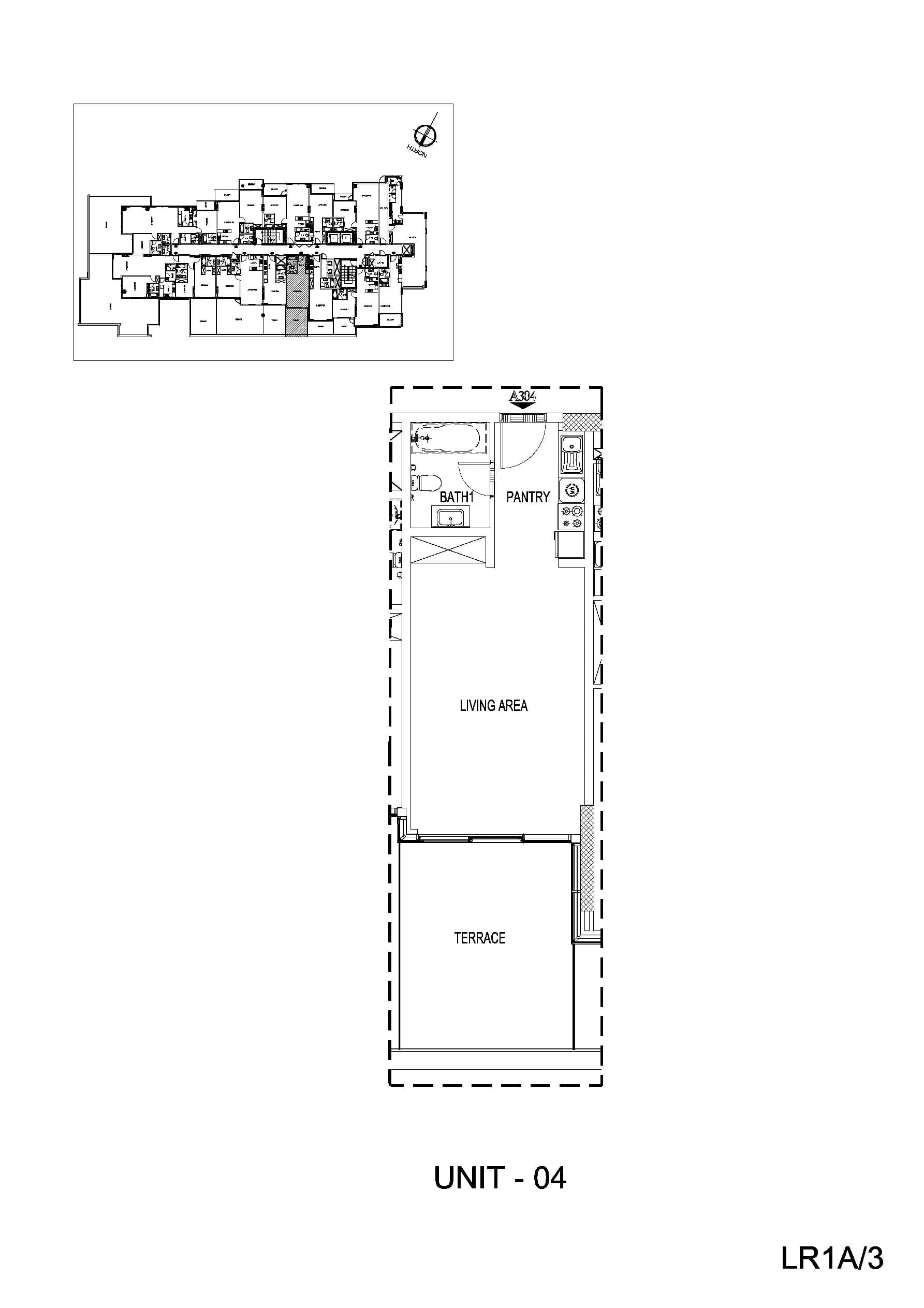 Studio Floor Plan - Park Town at DAMAC Hills